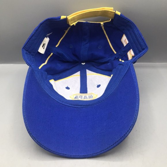 Nascar Napa Racing Team Hat Michael Waltrip Toyota Cap Blue Yellow #55 VGC - Picture 5 of 6